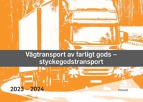 Bild på omslag av Vägtransport av farligt gods - styckegodstransport