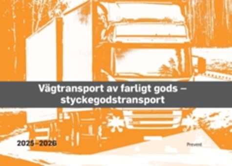Bild på omslag av Vägtransport av farligt gods - styckegodstransport